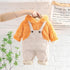 Baby winter velvet suit